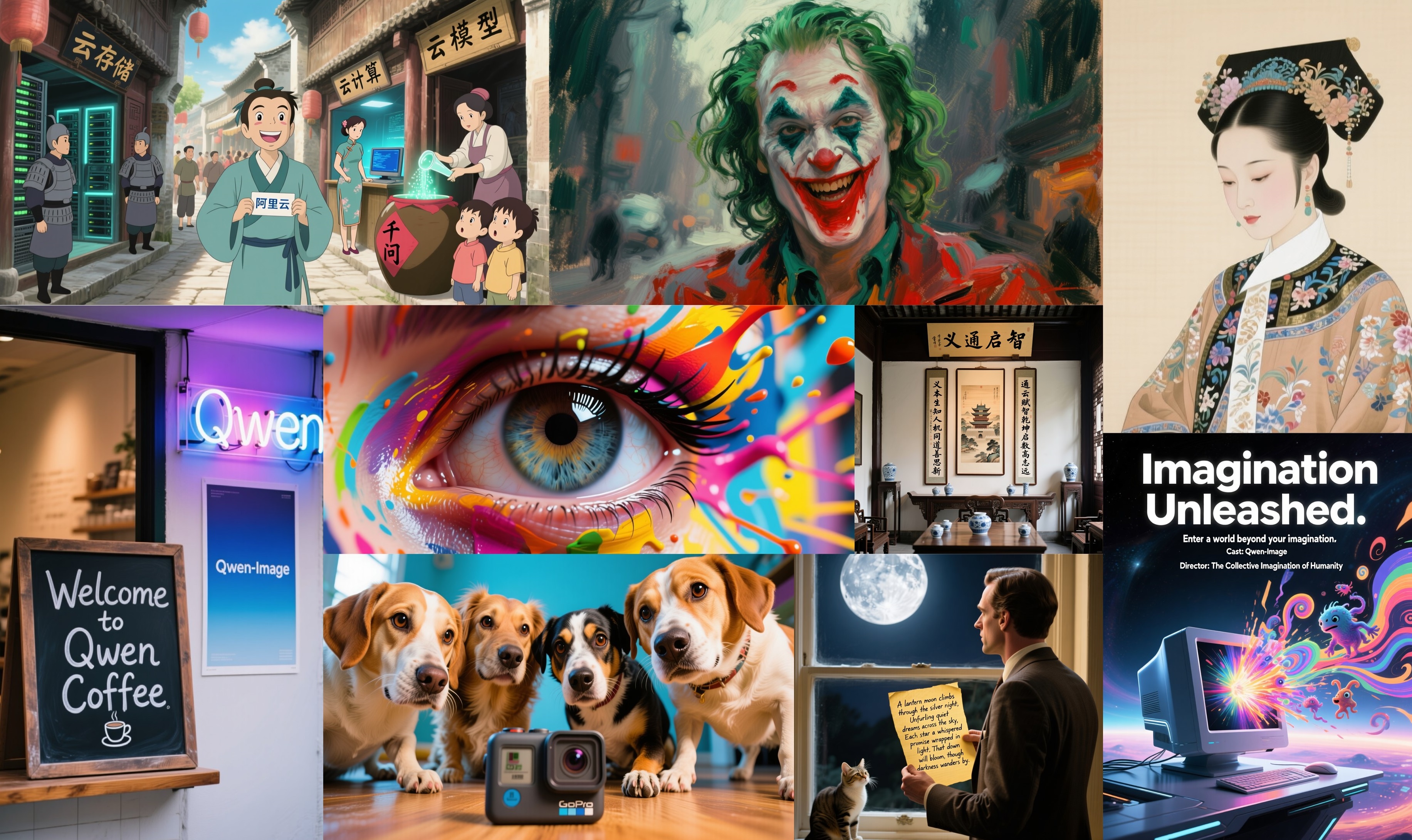 Qwen-Image AI Showcase